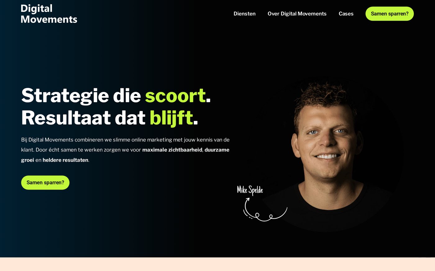 Website van Digital Movements